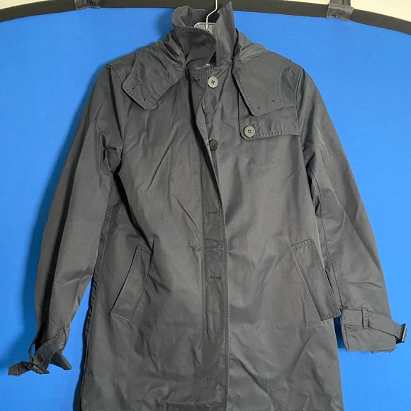 ZARA Basic Outerwear - NAVY - Topcoat - Size Small - Like New - Picture 1 of 3